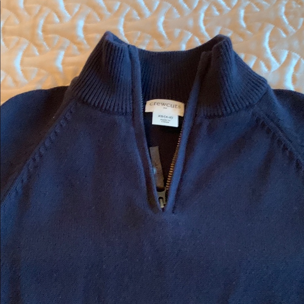 Quarter zip sweater